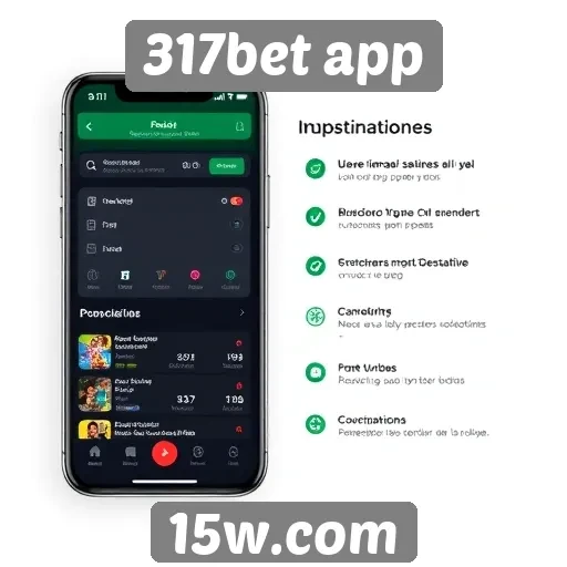 Avaliação das funcionalidades do 317bet app