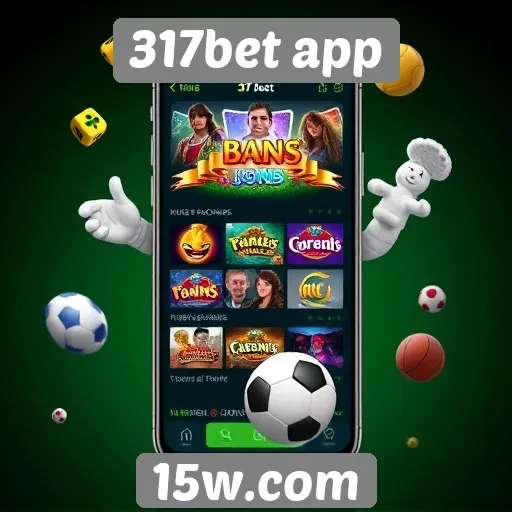 As opções de jogos disponíveis no 317bet app